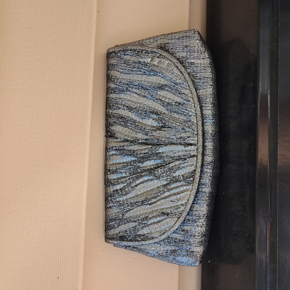 Cache Silver and Black Bag